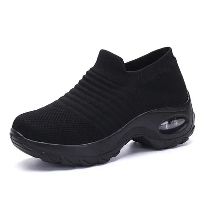 Zapatillas ortopédicas versátiles para mujer, zapatos de plataforma informales, antideslizantes y resistentes al desgaste.