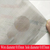 4-500mesh Stainlessy Steel Mesh Filter Net Filter Metal Net Filtration Woven Wire Sheet Screening Filter Home Kitchen Strainers
