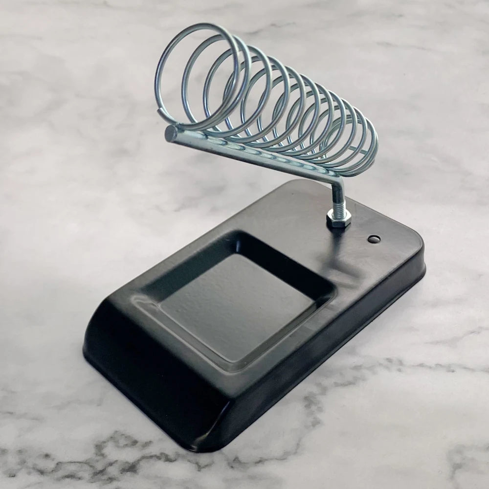 New Soldering Iron Stand Portable Holder Soldering Tin Stand with Welding Cleaning Sponge Electric Soldering Iron Accessories