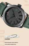 NAVIFORCE Popular Male Wristwatch Military Sports Shockproof Waterproof Leather Watch Men Fashion Casual Clock Relogio Masculino