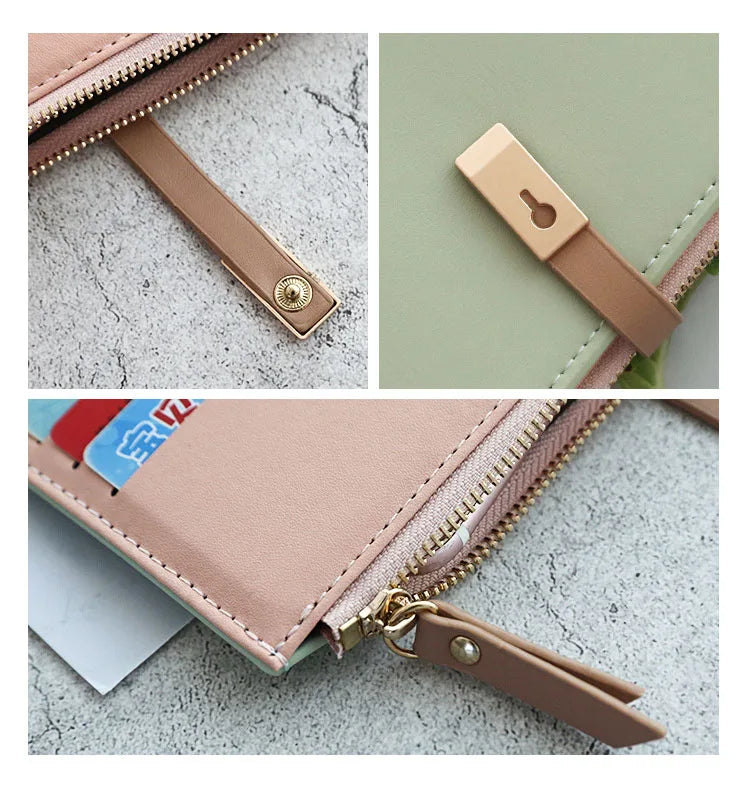 2024 Fashion Wallet Women's Purse Wallet Card Holder Female Clutch Long Purse Multi-card Holder Luxury Designer Lady Coin Purses