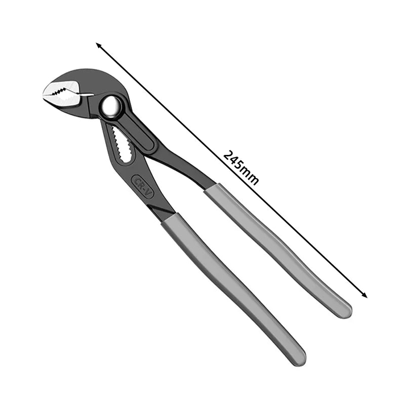 7"/8"/10"/12" Heavy Duty Quick Pipe Wrenches Large Opening Universal Adjustable Water Pipe Clamp Pliers Hand Tools for Plumber