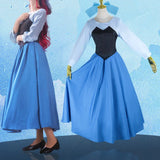 Costume Ariel Dress Gown Cosplay For Girls Women Halloween Carnival Stage Performance Wear Disguise Costumes Adult