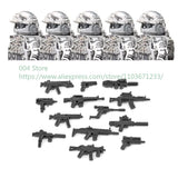 Military Special Forces Action Figure Building Blocks Ghillie Suit Weapons Sniper SWAT Ghost KSK Police Bandit Boy Toy Gift F029