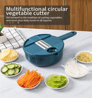 12PCS New Kitchen Multi-functional Nine-in-one Vegetable Cutter Grater Potato Radish Shredder Vegetable Cutter Salad Utensils