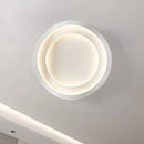 Modern Bedroom Ceiling Light Home Decor Simple Master Bedroom Lamps Nordic Circular Cream Style Living Room LED Lighting Fixture