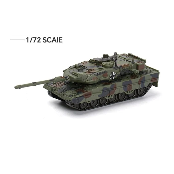 1/72 Modern US Army Tank M1A2 Leopard 2A7 Main Battle Tank Military Model AH-64 Copter Airplane Model Puzzle Assembly Model Toys