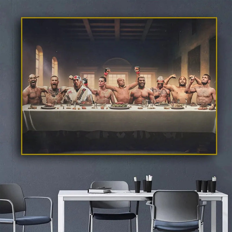 Motivational Conor McGregor Boxing Canvas Print  Professional Boxer Poster Wall Art for Gym Home  Office Decor