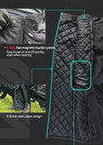 Winter Waterproof Motorcycle Overpants Quick Release Touring Moto Pants Men's Warm Windproof Motorbike Trousers CE Kneepads
