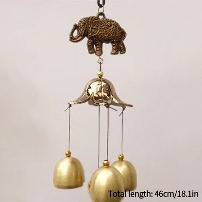 Japanese Wind Chimes Cast Iron Feng Shui Wind Bells Good Luck Hanging Pendant Indoor Outdoor Temple Home Garden Decoration