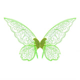 Fantasy Colorful Butterfly Fairy Wings Organza Sparkle Cosplay Wings Handmade Elf Wings Costume for Adult Kid