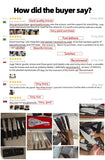 XINZUO Professional Full 7 PCS Knife Set German 1.4116 Stainless Steel Kitchen Knives Sets Best Kitchen Slicing Santoku Tool