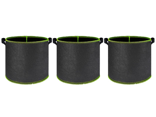 Vegetable/Flower/Plant Grow Bags 2/3/5/7/10 Gallon Thickened Non-Woven Grow Bags Aeration Fabric Pots with Handles Flower Pot