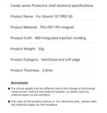 Luxury Matte Candy Magnetic Wireless Charging Transparent Case For Redmi Xiaomi 14T Pro 15T 15TPro For Magsafe Shockproof Cover