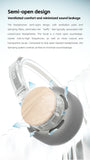 FIIO EH11 On-Ear Bluetooth Headphones, Powerful Bass & LDAC Hi-Res Audio, Lightweight Retro Design, 30H Battery, Dual Device & A