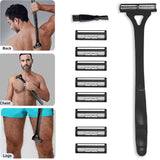 Razor Men Back Shaver Male Machine Hair Shaver Safety Long Handle Foldable Trimmer Body Leg Handle Removal Shaving Razor Tool