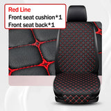 Kcimo Universal Pu Leather Car Seat Cover Seat Back Soft Cushion Minimalism Seat Cushion Chair Carpet Pad Auto Accessories