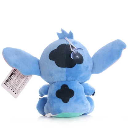 Peluche de Stitch de 20 cm, juguete kawaii de TV, colgante con el mismo párrafo, regalo de cumpleaños para niños, modelos de pareja