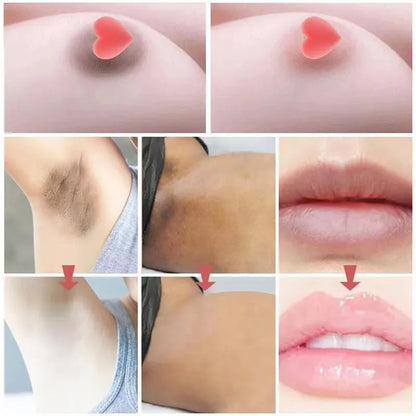 Body Whitening Cream For Dark Skin Intimate Area Pink Essence Dullness Brighten Skin Whitener Beauty Health For Dropshipping 20g