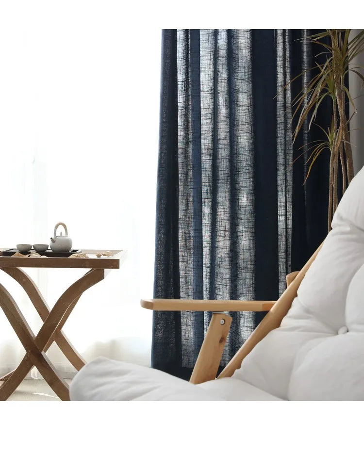 Japanese cotton linen sheer curtains for bedroom living room curtains for study curtain living room set plan curtain tulle