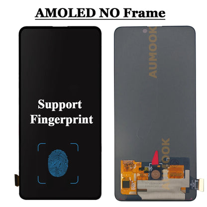 6.53" AMOLED For Xiaomi MI 9T Pro/MI 9T LCD Display Touch Screen Digitizer Assembly With Frame for Xiaomi Redmi K20 Pro /K20 LCD