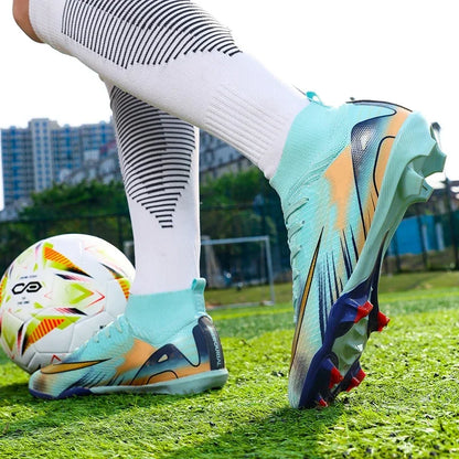 New Men Professional Football Field Boots Training Outdoor Non-SlipSoccer Shoes Drop Shipping Grass Hot-selling Child's Cleats