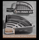 No Drill Bathroom Corner Shelf Wall Mounted Shower Corner Shelves with Hook Towel Bar Space Aluminum Bathroom Organizer Rack
