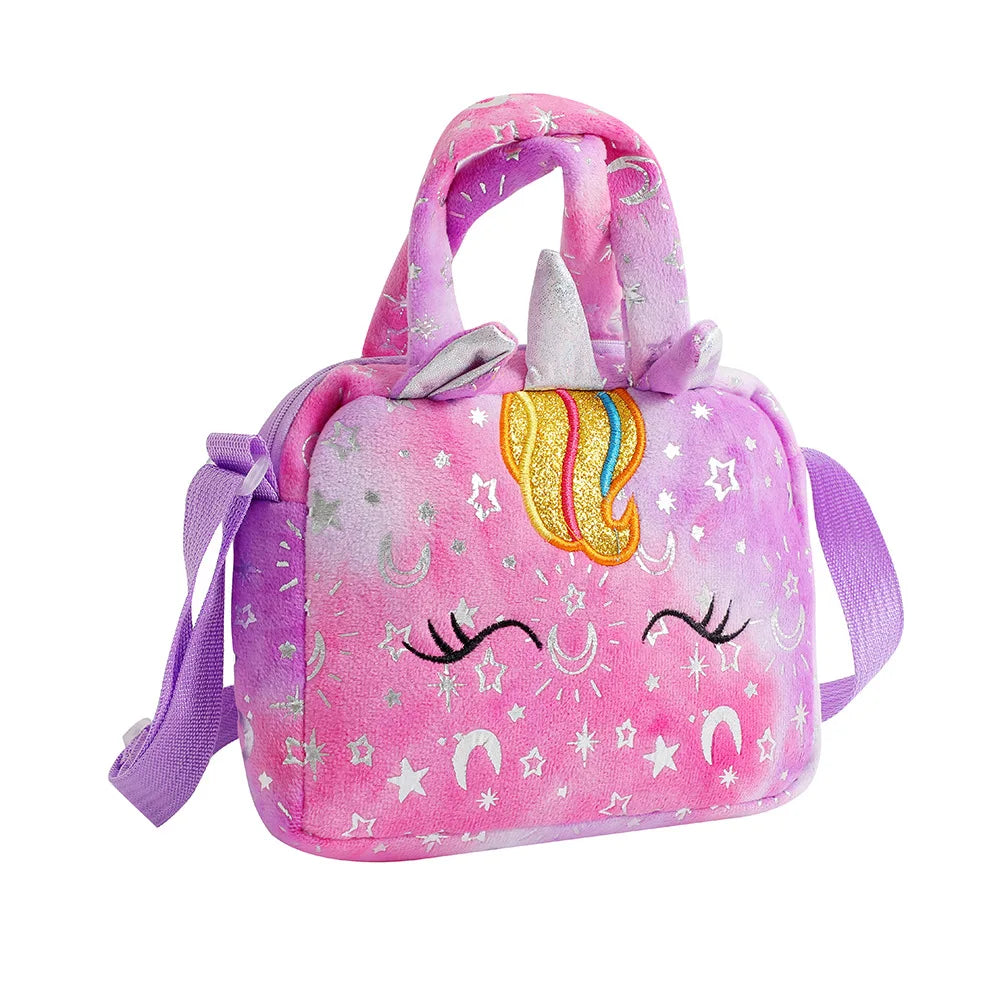 Bolsos de unicornio para niñas, bonitos bolsos cruzados para niños, regalo para niñas, monedero pequeño.