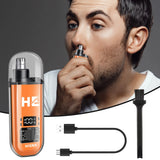 HIENA Electric Nose Hair Trimmer Rechargeable Mini Pocket Nose Ears Hair Shaving Eyebrow Trimmers Clipper Wet and Dry Haircut