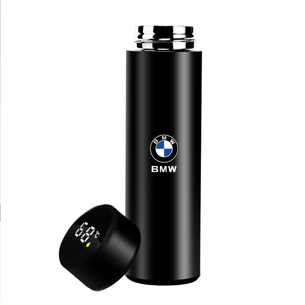 Termo inteligente con pantalla de temperatura, de acero inoxidable 304, con aislamiento al vacío, para BMW M Performance.