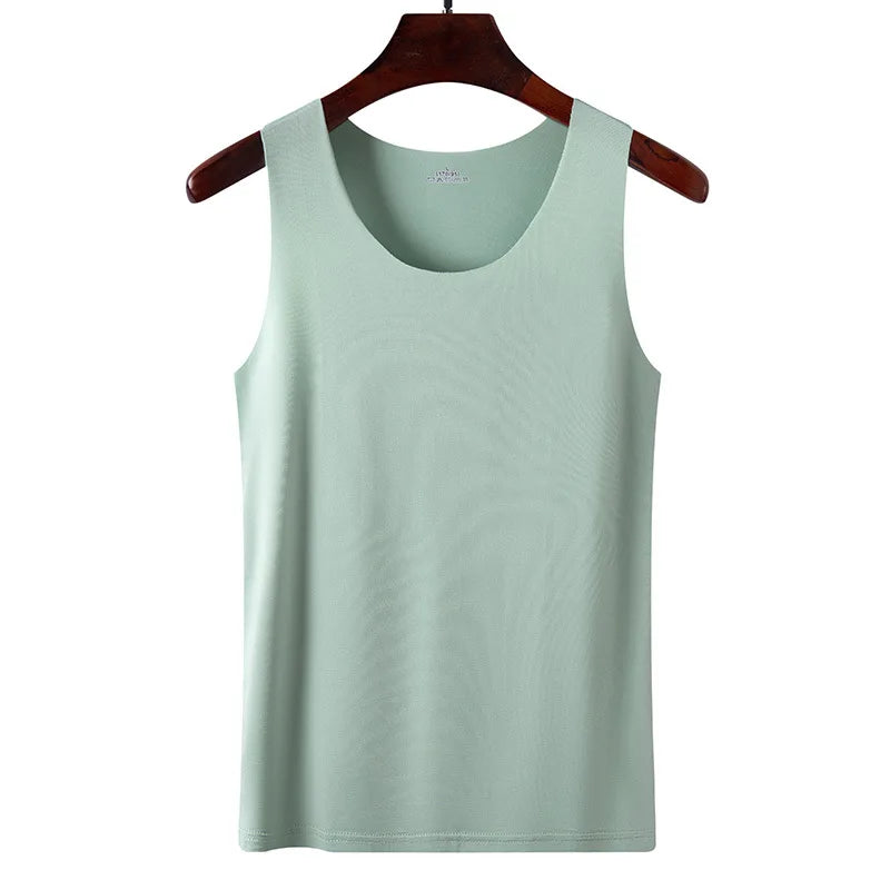 Summer Women Tank Tops Ice Silk Seamless Vest  Female Thin Breathable Sleeveless Shirts Slim Camisoles Undershirts Black M-4XL