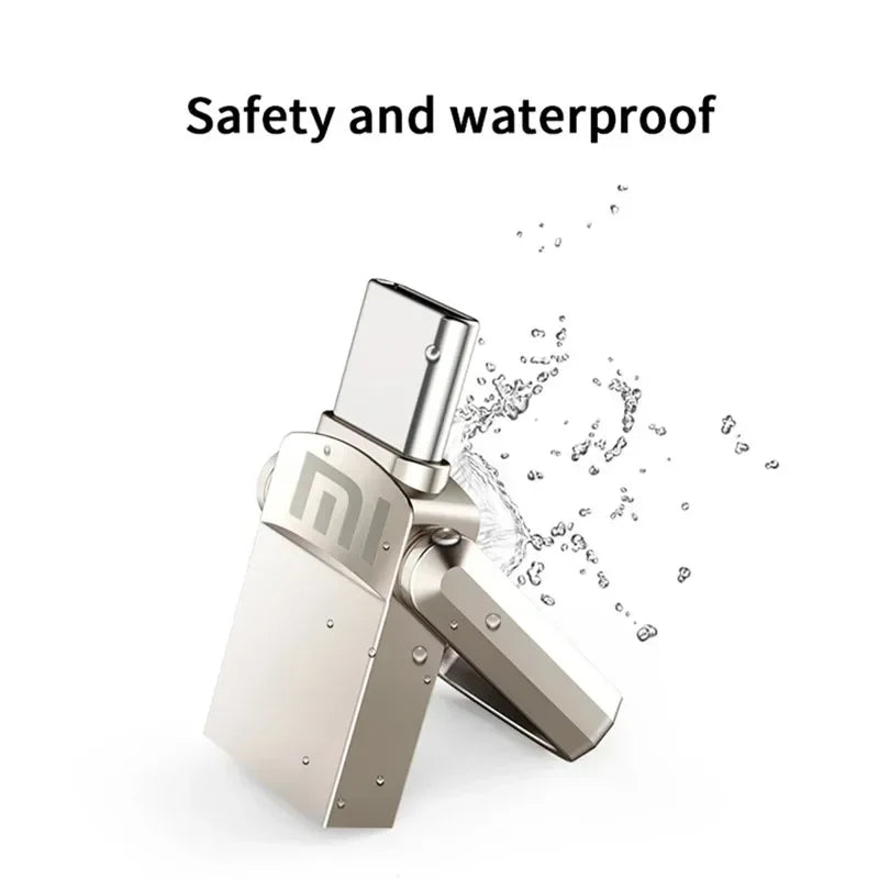 Original XIAOMI USB Flash Drive 2TB Metal USB U Disk Flash Drives High Speed ​​Pendrive 1TB Portable USB Memory Drive Accessory