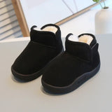 Winter Baby Girl Shoes New Toddler Snow Boots Children Infant Plush Warm Kids Short Boots Boys Cotton Shoes Size 15-24