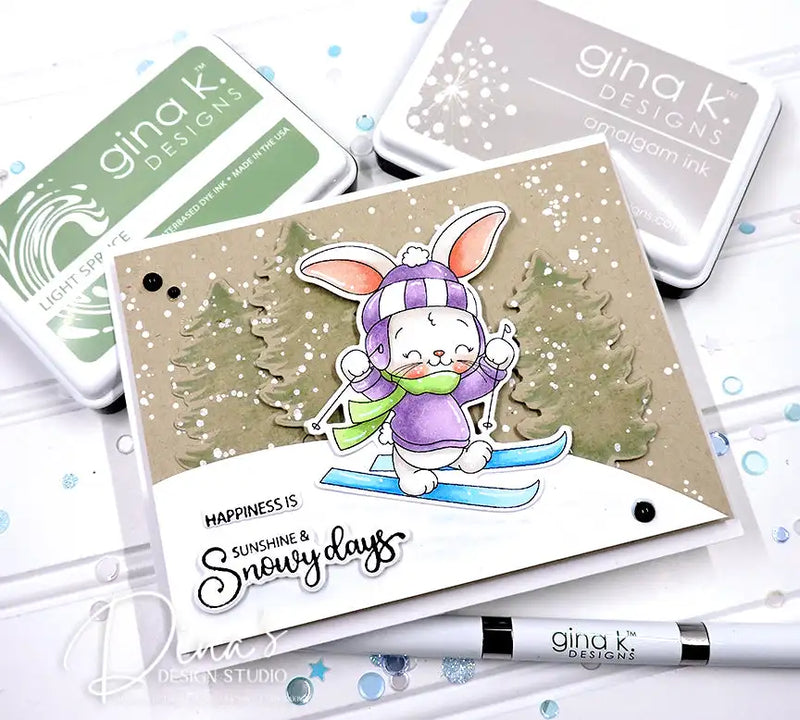 Snowy Skaters Stamps 2025 New Metal Cutting Dies For DIY Scrapbooking Crafts Maker Photo Album Template Handmade Decoration