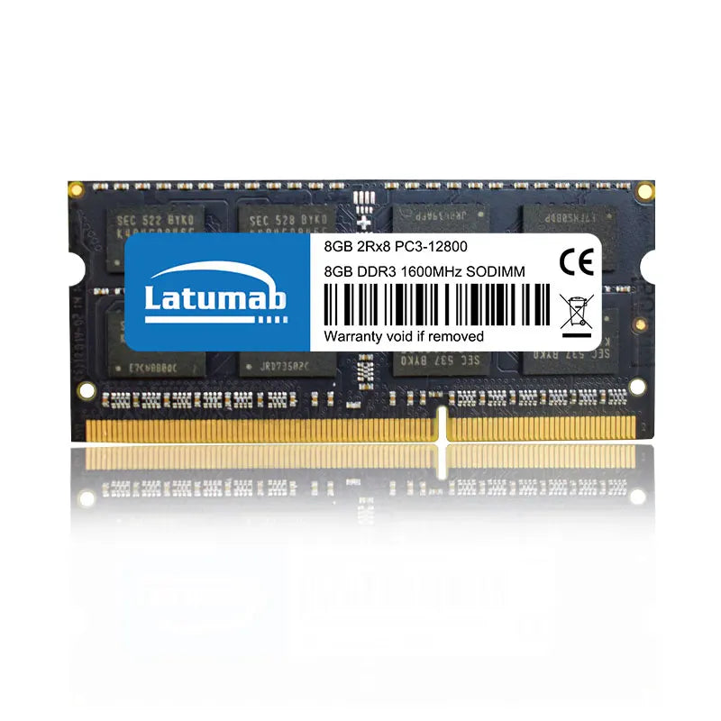 Latumab SODIMM Memoria DDR4 DDR3 DDR3L DDR2 16GB 8GB 4GB 2GB 3200 2666 2400 2133 1866 1600 1333 800 667 MHz Laptop Ram Memoria