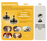 HiBREW Milk Frother Frothing Foamer Chocolate Mixer Cold/Hot Latte Cappuccino Fully Automatic Milk Warmer Cool Touch M1A