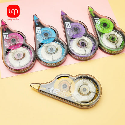 WQN-3/5/10PCS Portable Correction Belt Student Large Capacity 12m Length Cute White Office School Supplies Stationery