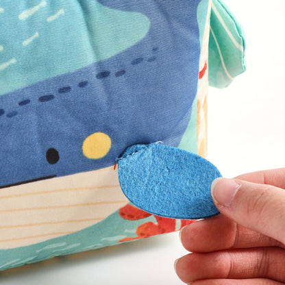 Baby Toys Magic Tissue Box Cotton Finger Exercising Montessori Busy Board Game Educational Toy Soft Rattle Game Ocean Cloth Book