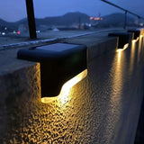 16 PCs Solar Outdoor Deck Lights Commercial Street LED Step Lights suitable for balconies terraces stairs fences lanes paths