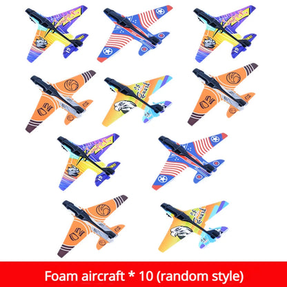 Lanzador de aviones de juguete para niños, divertido avión de espuma para exteriores, juguete interactivo entre padres e hijos, juguete volador deportivo para niños, regalo