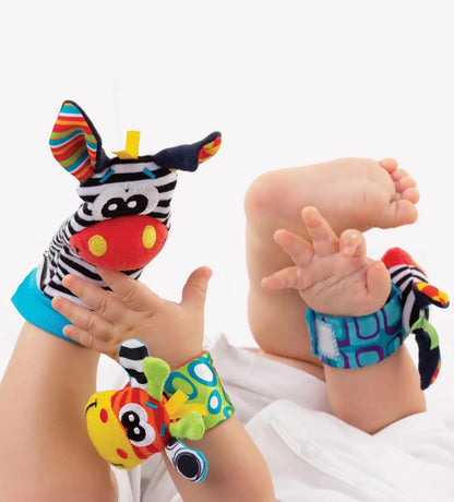 Baby Toys 0 6 12 Months Cute Stuffed Animals Baby Rattle Socks Wrist Baby Rattles Newborn Toys Make Sounds Games For Babies