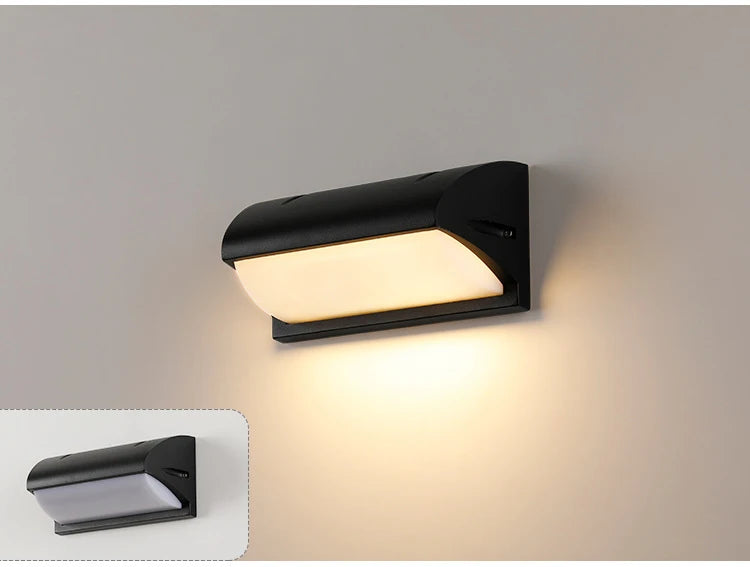 Led Outdoor Wall Light Waterproof IP65 Motion Sensor Led Outdoor Lighting Porch Lights Balcony Garden Lights Outdoor Wall Lamp