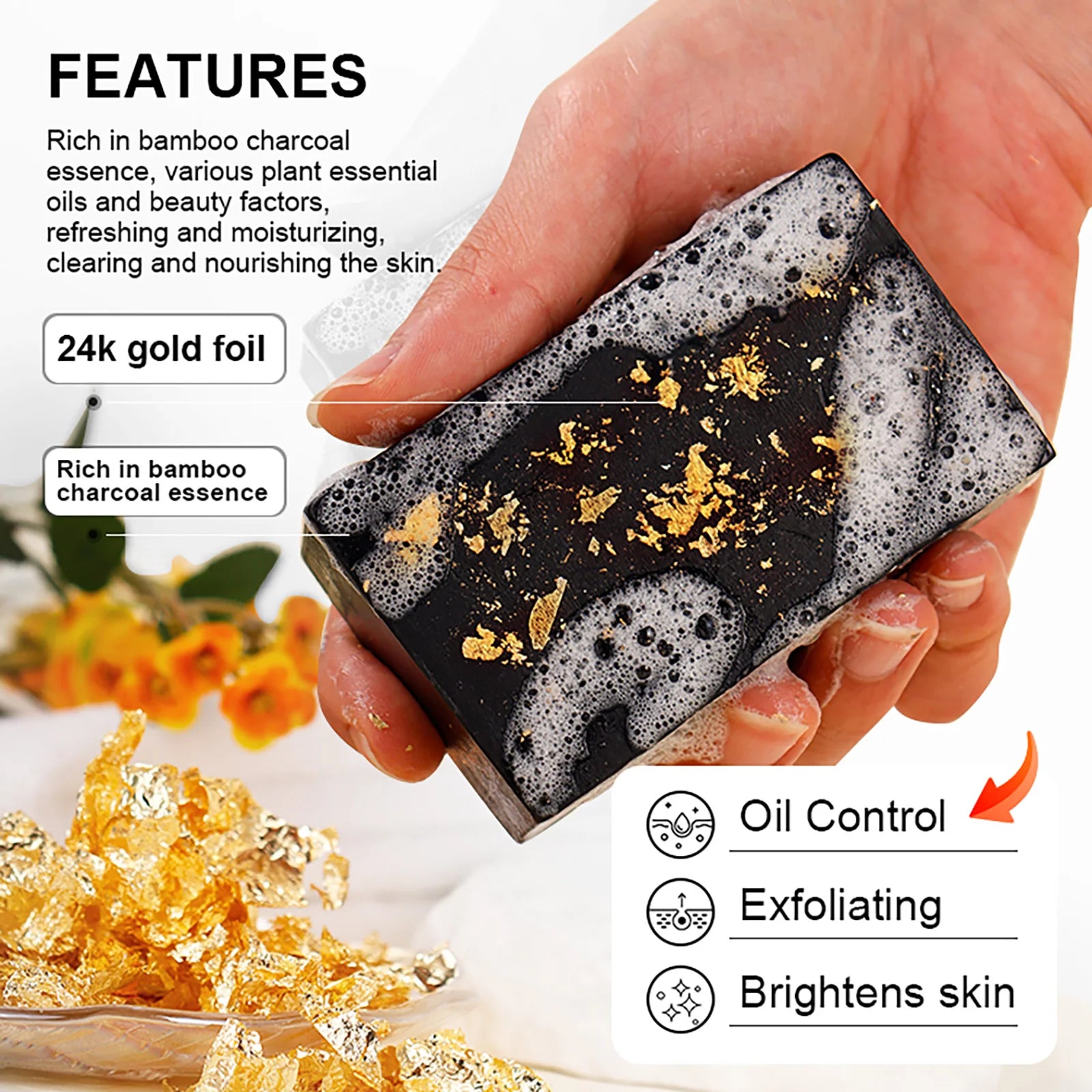 AILKE 24K Gold Flawlessly Skin Care Set, Whitening, Reduces Dark Spots, Pigmentation, Wrinkles, Moisturizes, For All Skin Types