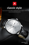 OLEVS 2935 Dual Calendar Quartz Dress Watch For Men Simple Original Leather Men's Watches Waterproof Luminous Business Hand Clock