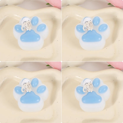 1pc/4pc Cat Paw Design Scented Candle ,For Birthday, Valentine's Day, Diy Home Decoration, party decoration, wedding souvenirs