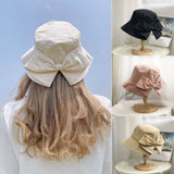 Women's Cotton Fabric Bucket Hats High Quality 10 Colors Unisex Women Summer Hat Sunbonnet Cap Outdoor Fisherman Hat
