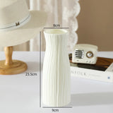 4066 Simple Plastic Vase Silver Willow Hydroponic Flowers Artificial Flower Vase Desktop Living Room Decoration Ornaments