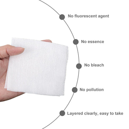 300PCS Non Woven Gauze Pad First Aid Gauze Sponges For Wound Care Sterile Gauze Flexible Breathable (White)