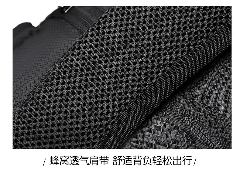 Unisex Foldable Expandable Nylon Backpack Lightweight Casual Large Capacity Multifunctional Outdoor Sports Travel Bag