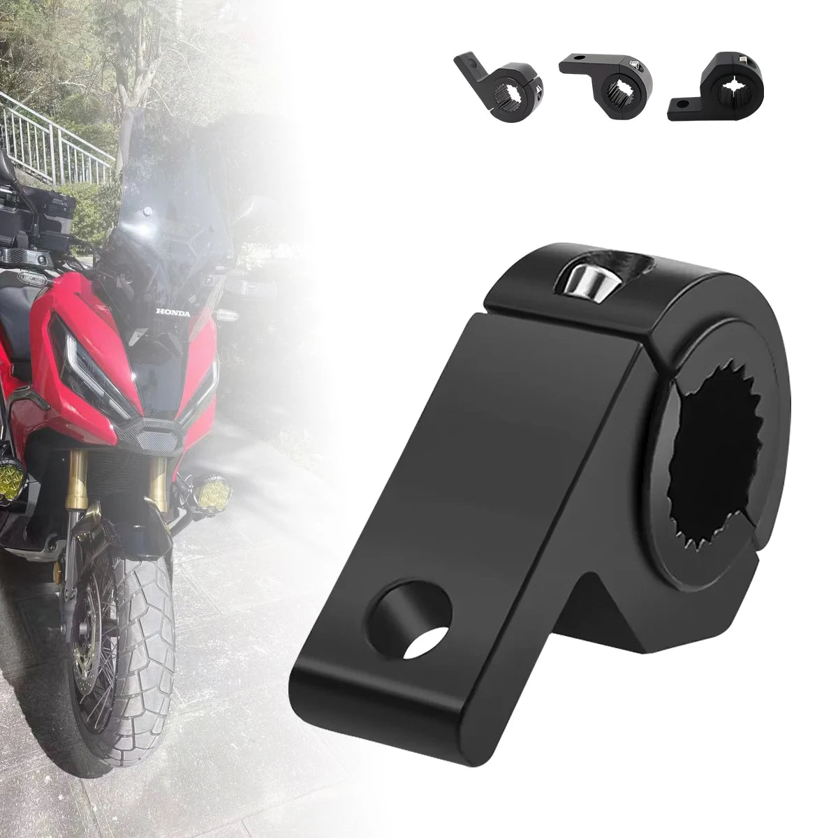 ATV Car Motorcycle LED Headlight Clamps Brackets Tube Clamp Mount Kit For Auto Motorbike Spotlights Fog Light Mount Accessories